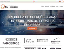 Tablet Screenshot of msitec.com.br